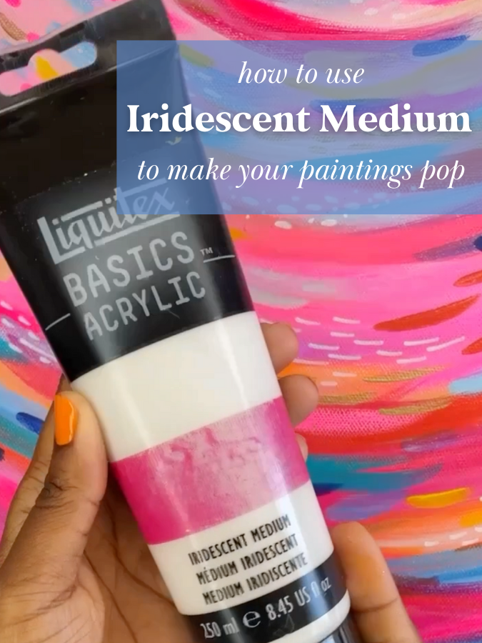 How to Use Iridescent Medium to Make Your Acrylic Paintings Pop — EttaVee